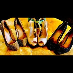 3 Pairs of Heels, 1 LuluTownsend, 2 Aldo